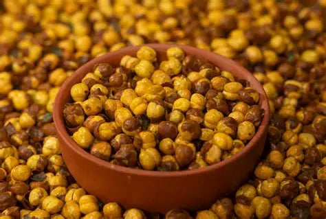 Turmeric-Coated Roasted Chana - 1 Kg Pack